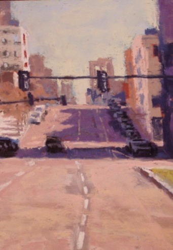 Up Capitol Hill  
5x7  Pastel  SOLD